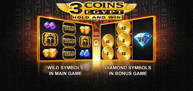 3 Oaks 3 Coins Egypt Slot