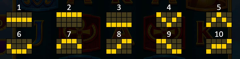 3 Oaks 3 Egypt Chests Slot - 10 Paylines