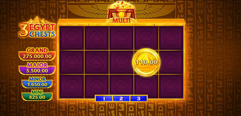 3 Oaks 3 Egypt Chests Slot - Only Bonus and Boost Symbols