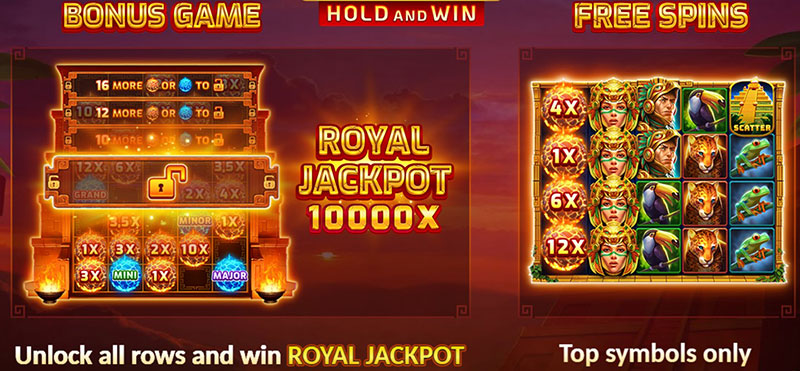 3 Oaks Aztec Fire Slot - Bonus Features