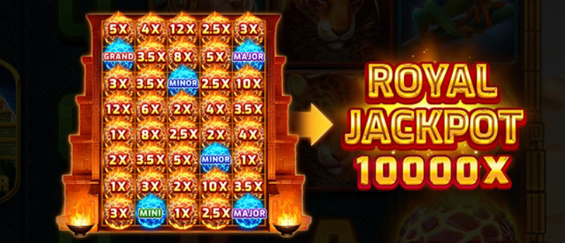 3 Oaks Aztec Fire Slot - Jackpot Bonus