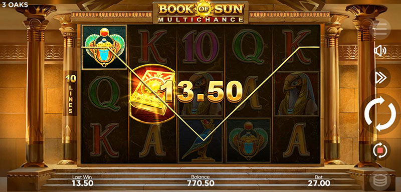 3 Oaks Book of Sun Multichance Slot - Wild Symbol