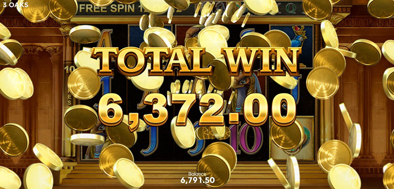 3 Oaks Book of Sun Multichance Slot - Total Win