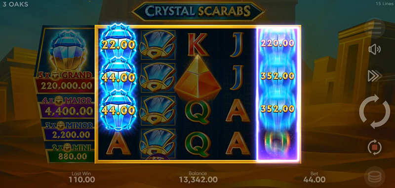 3 Oaks Crystal Scarabs Slot - Bonus Symbol