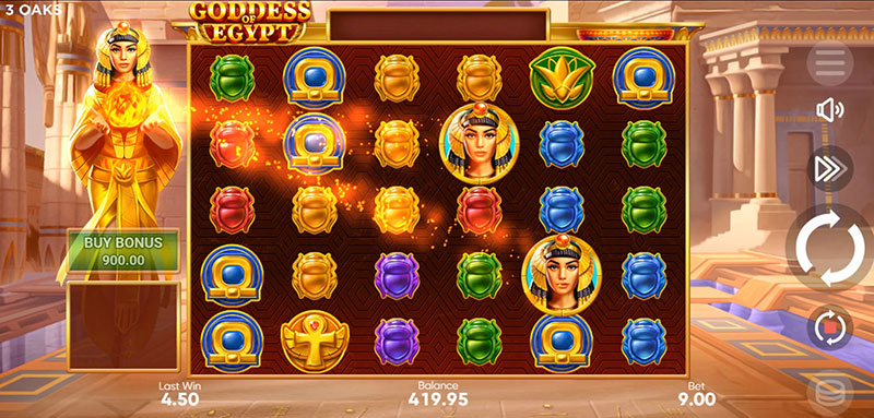 3 Oaks Goddess of Egypt Slot - Scatter Symbol