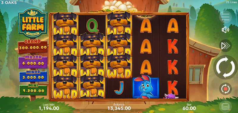 3 Oaks Little Farm Slot - Wild Symbol