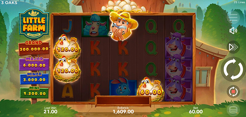 3 Oaks Little Farm Slot - Boost Feature