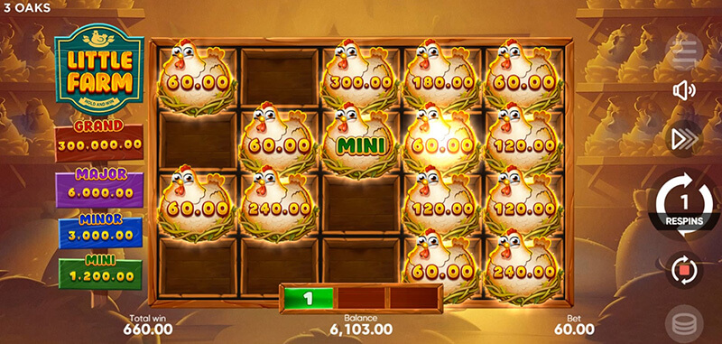 3 Oaks Little Farm Slot - Free Respin 3