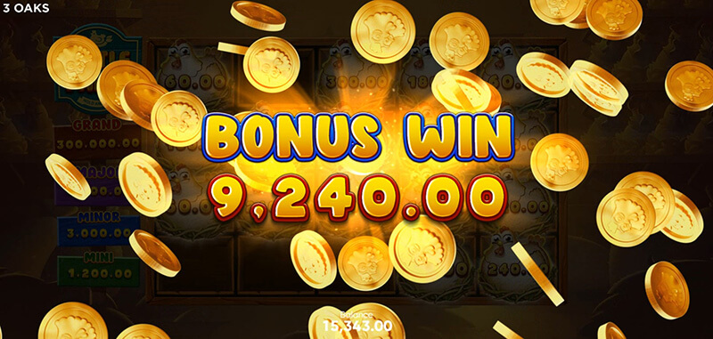 3 Oaks Little Farm Slot - Bonus Win