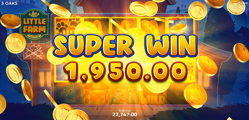 3 Oaks Little Farm Slot - Super Win