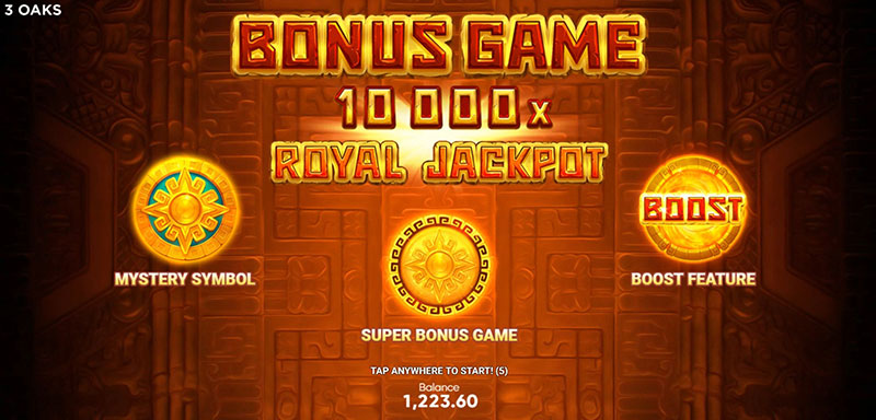 3 Oaks Maya Sun Slot - Bonus Game