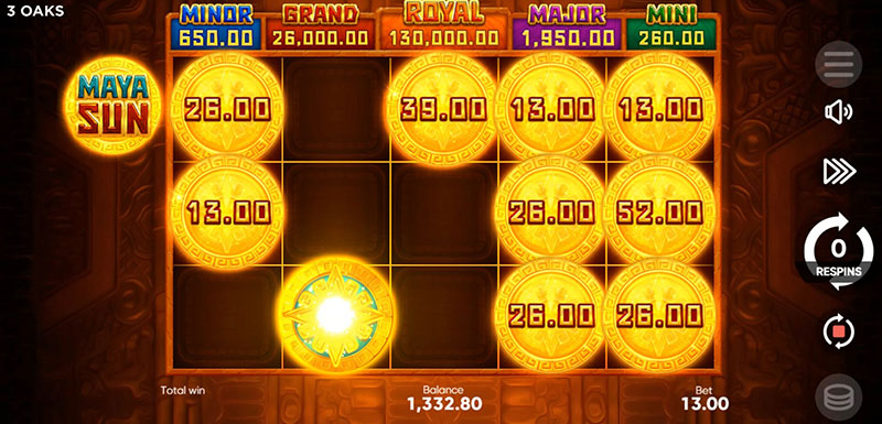 3 Oaks Maya Sun Slot - Mystery Symbol Revealed