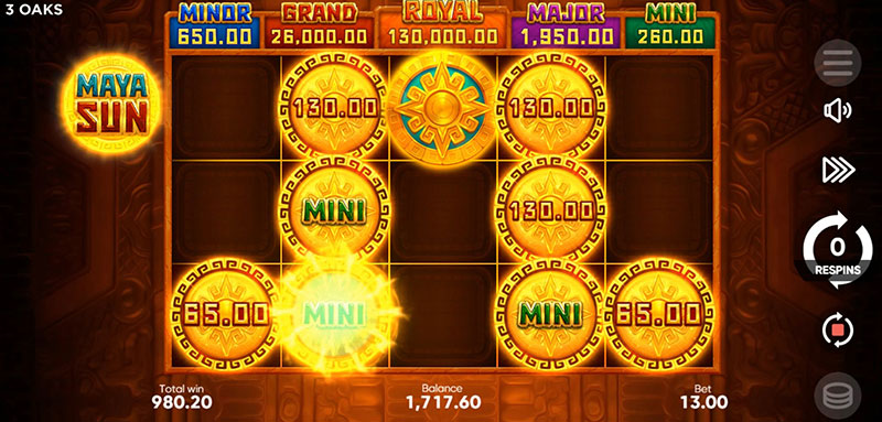 3 Oaks Maya Sun Slot - Mystery Symbol Reavealed