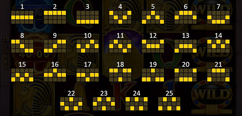 3 Oaks Scarab Temple Slot - 25 Paylines