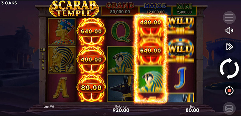 3 Oaks Scarab Temple Slot - Bonus Symbol