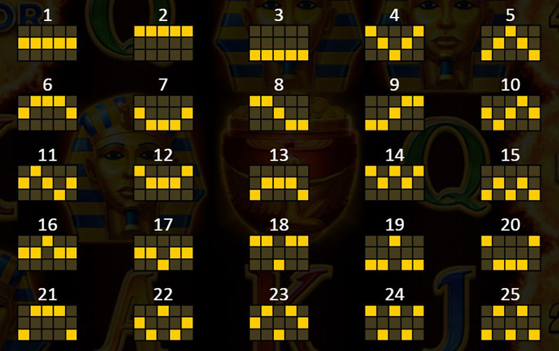 3 Oaks Sun of Egypt 2 Slot - 25 Paylines