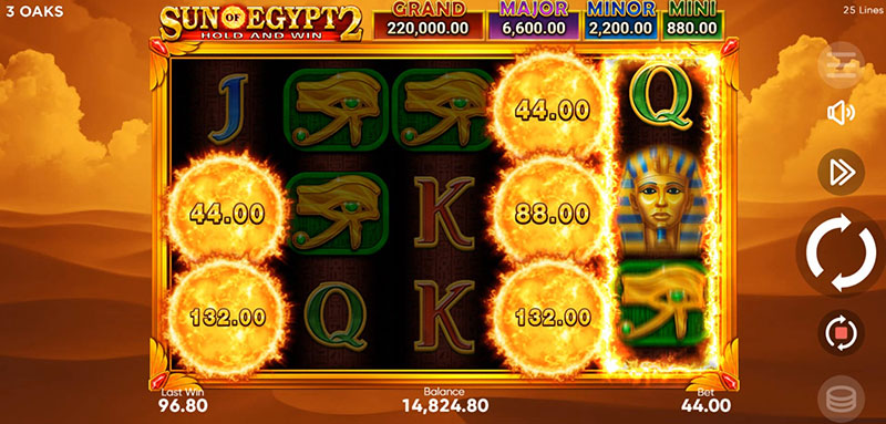 3 Oaks Sun of Egypt 2 Slot - Bonus Symbol