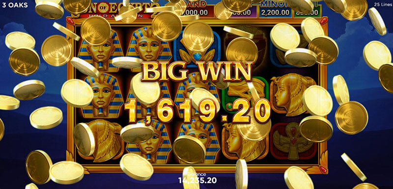 3 Oaks Sun of Egypt 2 Slot - Big Win