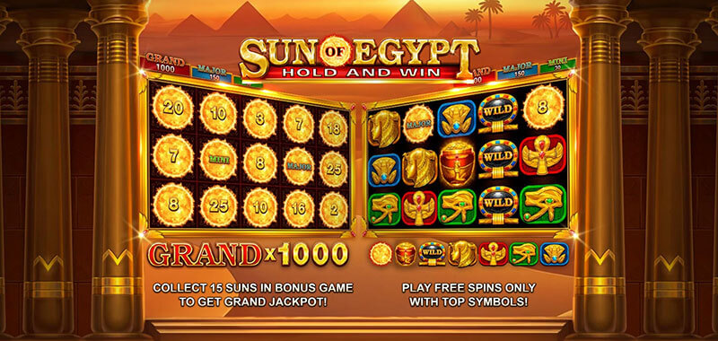 3 Oaks Sun of Egypt Slot