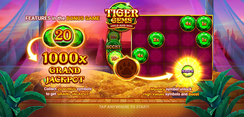 3 Oaks Tiger Gems