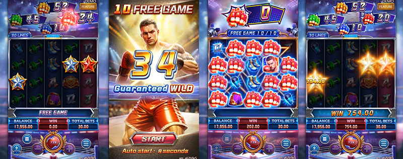 FC Boxing Riches Slot - 34 Red Punches For Free Bonus Games