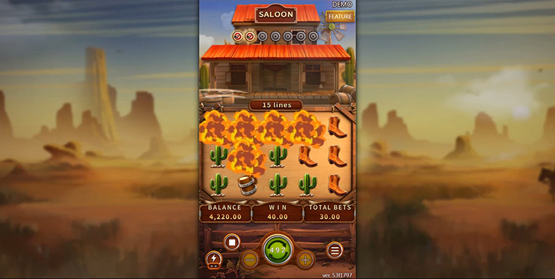 FC Cowboys Slot - Cascading Reels