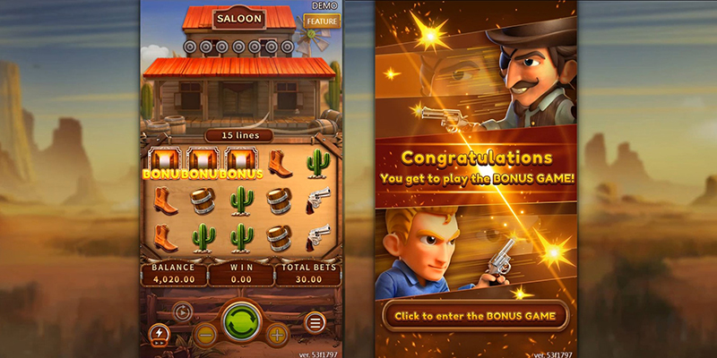 FC Cowboys Slot - Bonus Game Feature
