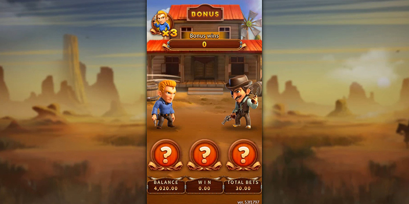 FC Cowboys Slot - Top Left Corner Displays x3