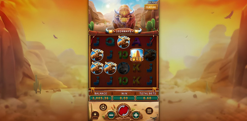 FC Crazy Buffalo Slot - Wild Symbol