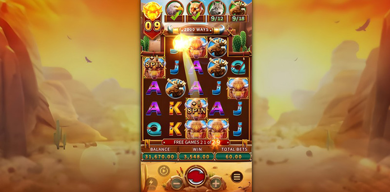 FC Crazy Buffalo Slot - Extra Free Spin