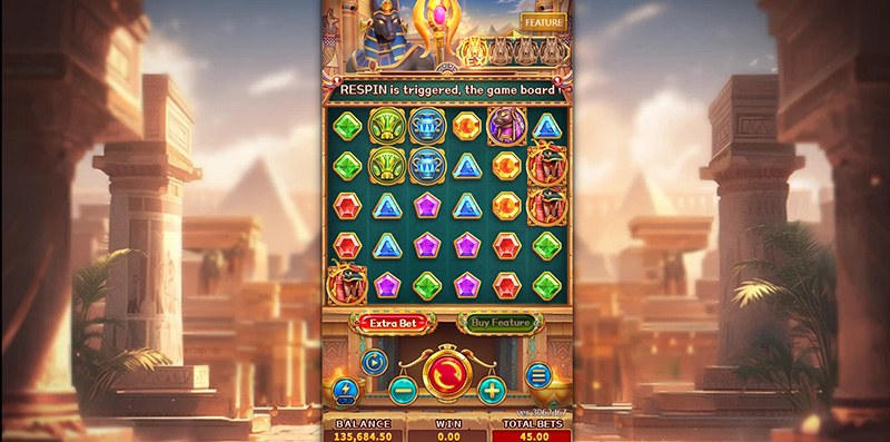 FC Egypt Bonanza Slot - EX Mark in Scatter Symbol