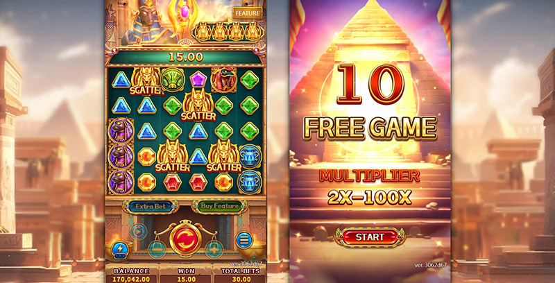 FC Egypt Bonanza Slot - 10 Free Spins Bonus Games
