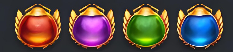 FC Egypt Bonanza Slot - Multiplier Scarab Symbols