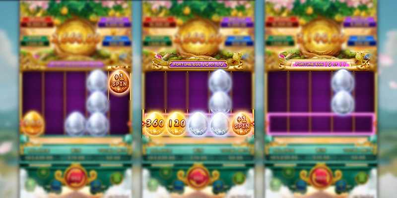FC Fortune Egg Slot - Add 1 Spin in Bonus Game