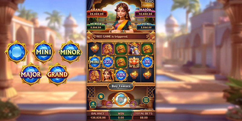 FC Fortune Goddess Slot - Golden Lotus Symbol
