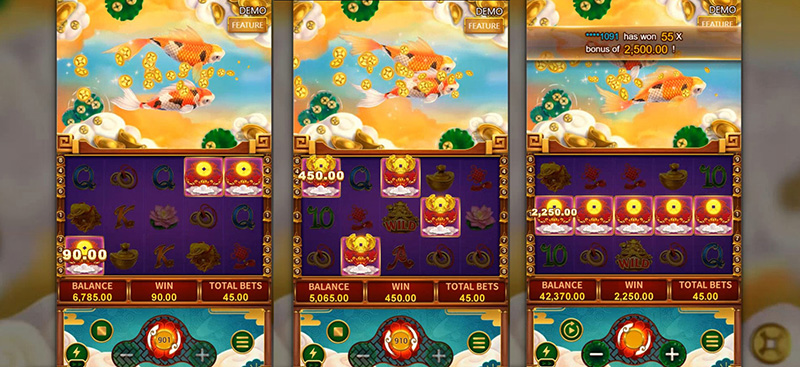 FC Fortune Koi Slot - Scatter Symbol Multiplier