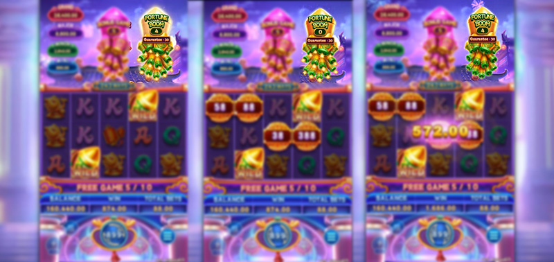 FC Fortune Money Boom Slot - Blue Fireworks Free Game Retrigger