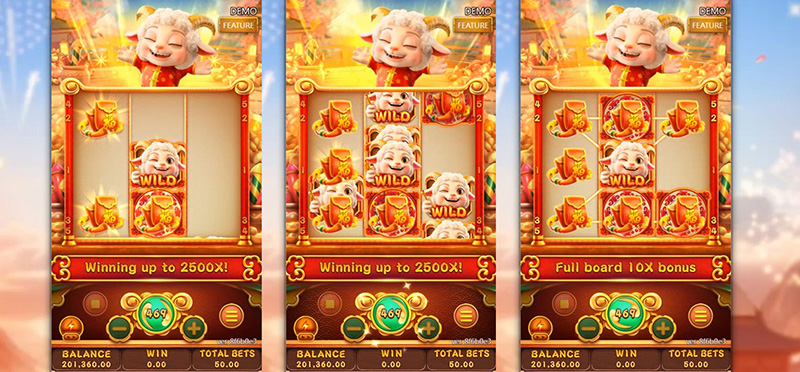 FC Fortune Sheep Slot - Re-Spins Feature