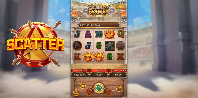 FC Glory Of Rome Slot - Scatter Symbol