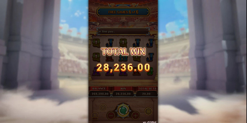 FC Glory Of Rome Slot - Total Win