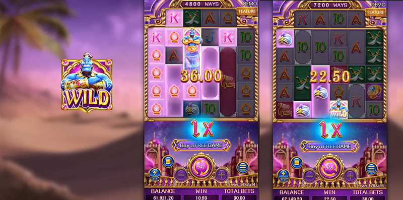 FC Golden Genie Slot - Wild Symbol