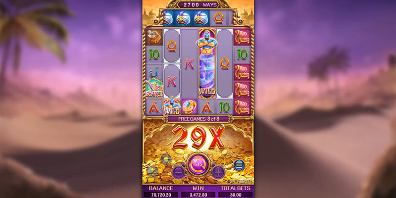 FC Golden Genie Slot - Win Multiplier with Free Spins Games