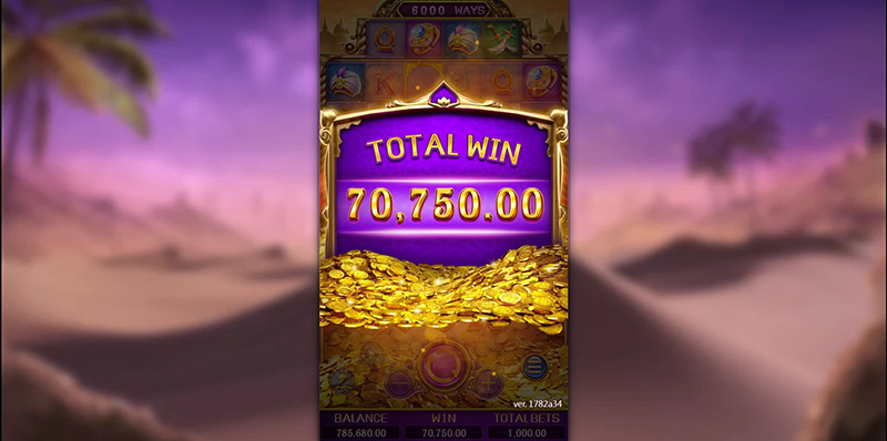 FC Golden Genie Slot - Total Win