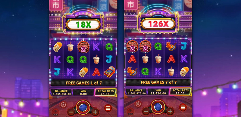 FC Night Market 2 Slot - Free Spins Game 18x to 126x