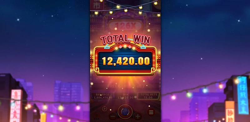 FC Night Market 2 Slot - Total Win