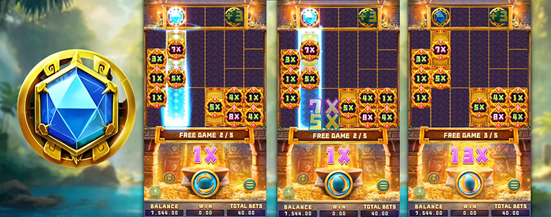 FC Queen Of Inca Slot - Blue Gem Symbol