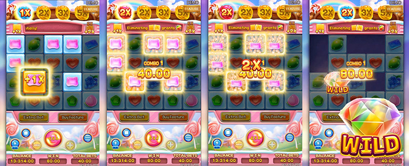 FC Sugar Bang Bang 2 Slot - Wild Symbol Transform