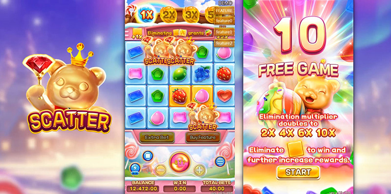 FC Sugar Bang Bang 2 Slot - 10 Free Spins Bonus Games
