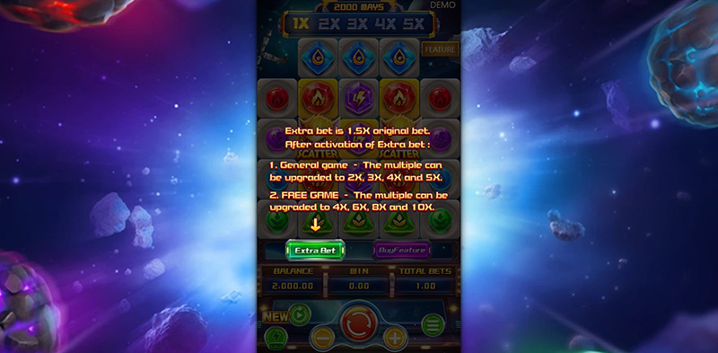FC Super Elements Slot - Extra Bet