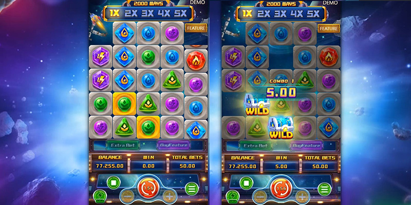 FC Super Elements Slot - Blue Wild Symbol